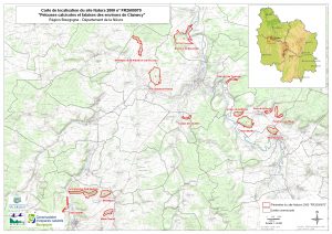 Carte de localisation du site